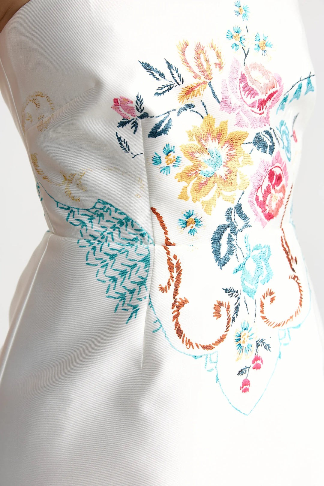 Beatrix Dress - White Multi