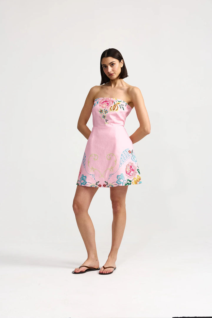 Beatrix Dress - Pink Multi