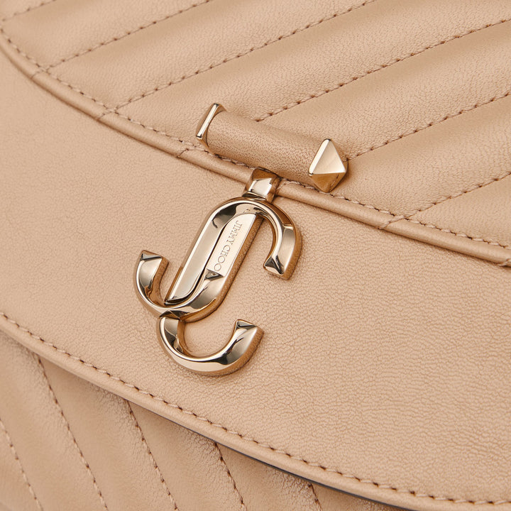 Curve Quilted Top Handle Bag