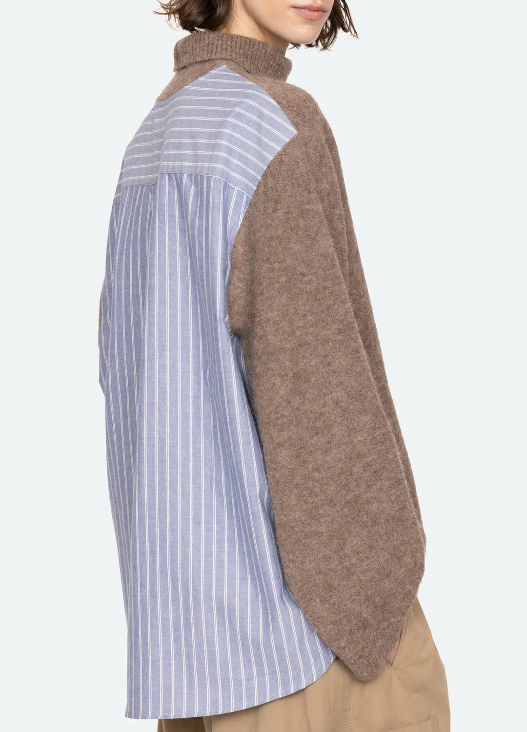 Mallory Combo Sweater - Camel