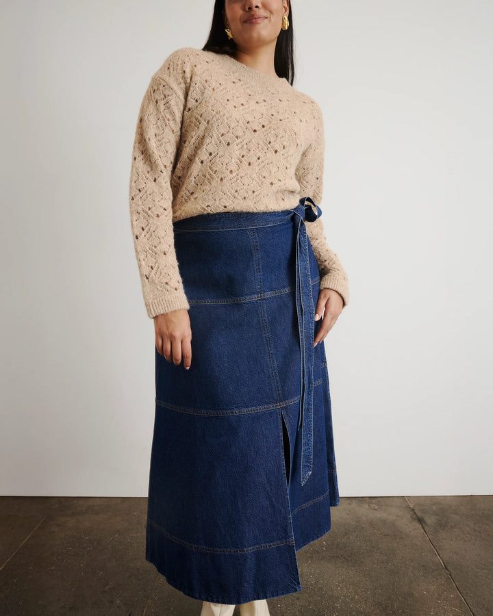 Hudley Skirt - Classic Indigo Blue