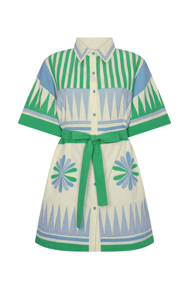 Amaia Dress - Green Multi