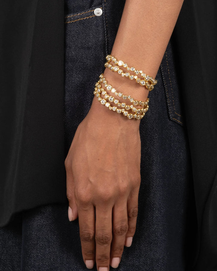 Asterales Gold Skinny Cuff