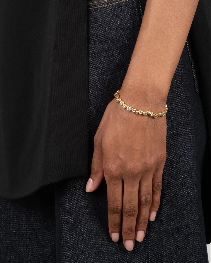 Asterales Gold Skinny Cuff