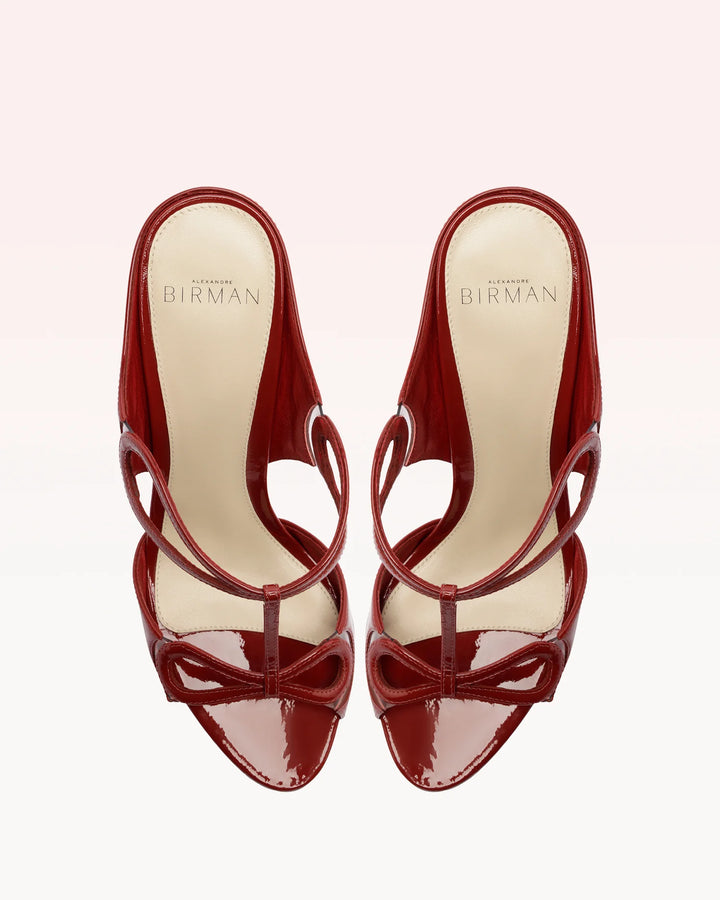Malu Stiletto Mule - Red