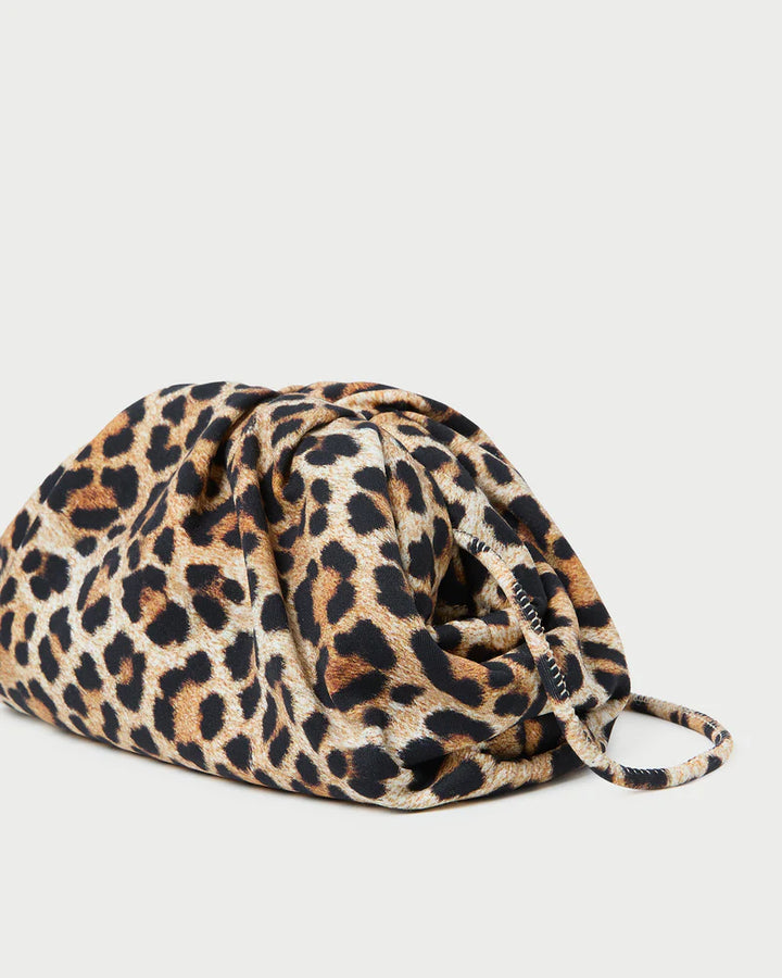 Bailey Jersey Dome Clutch - Leopard