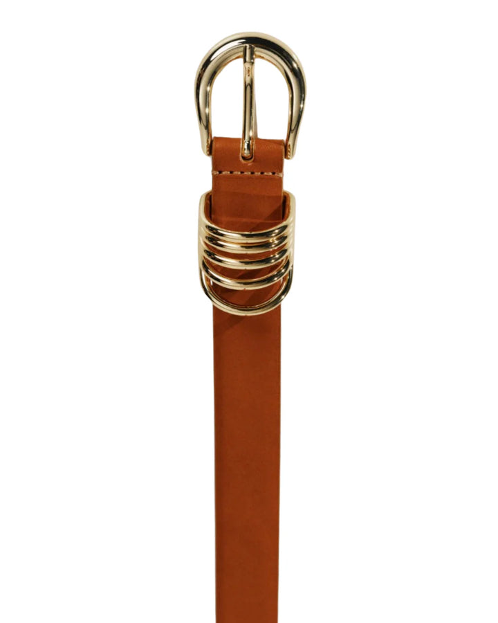 Hollyhock Gold Belt - Camel