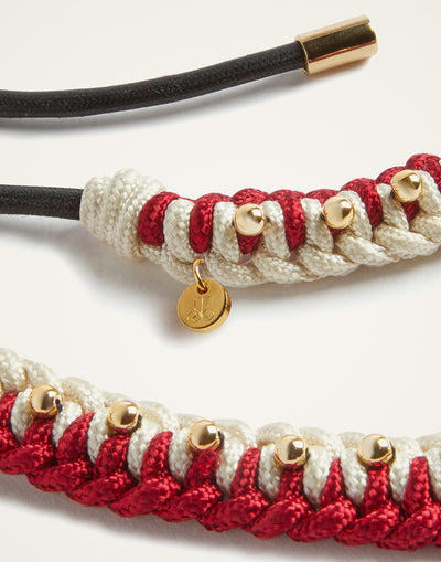 Better Together Belt - Bicolor Red & Ivory