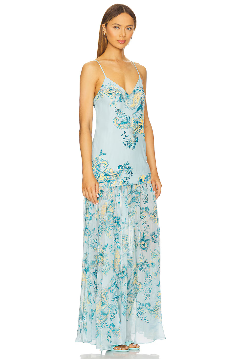 MAXI DRESS - Blue Multi
