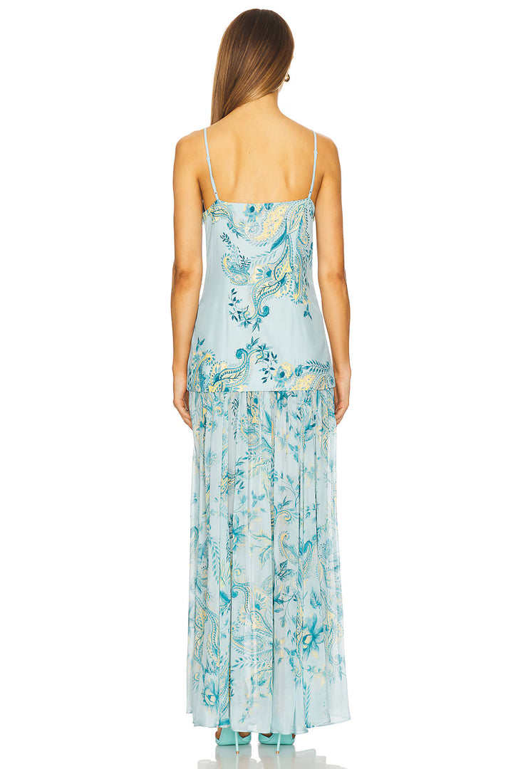 MAXI DRESS - Blue Multi