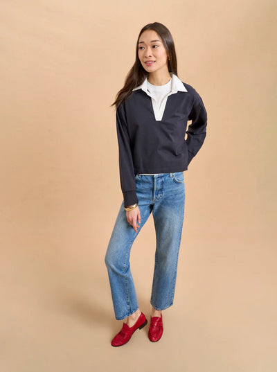 Benji Rugby Top - Midnight/White