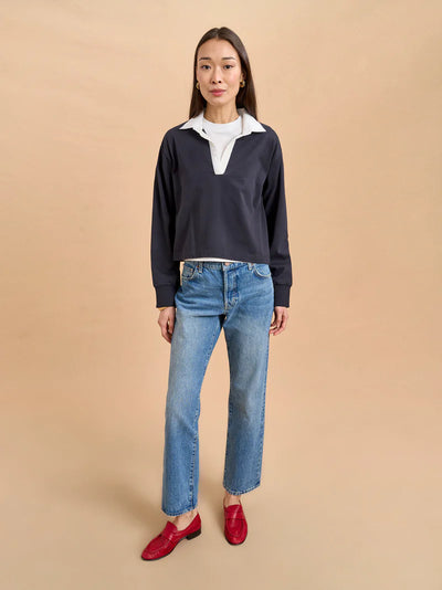 Benji Rugby Top - Midnight/White