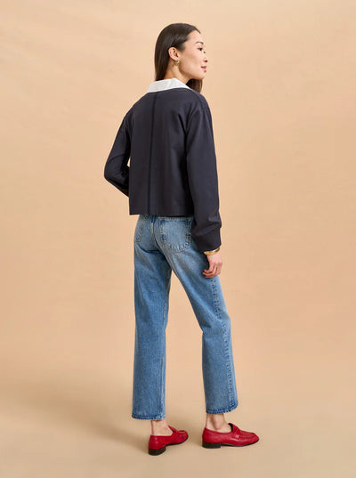 Benji Rugby Top - Midnight/White