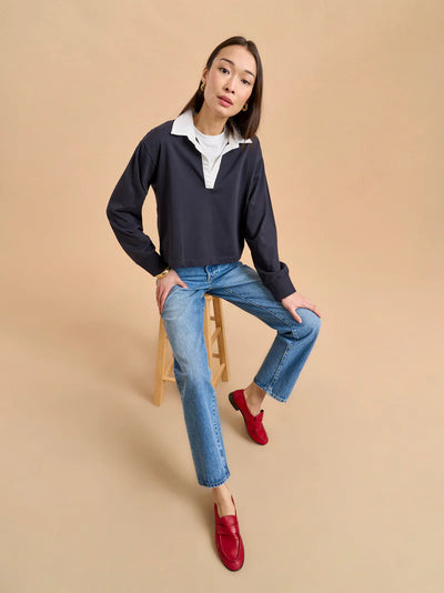 Benji Rugby Top - Midnight/White