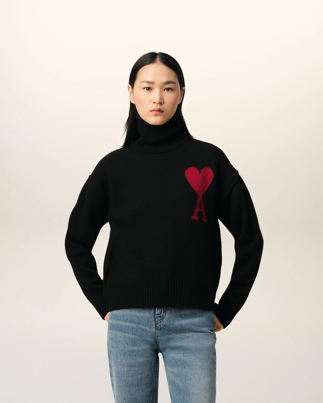 Ami De Coeur Funnel Neck Sweater - More Colors Available