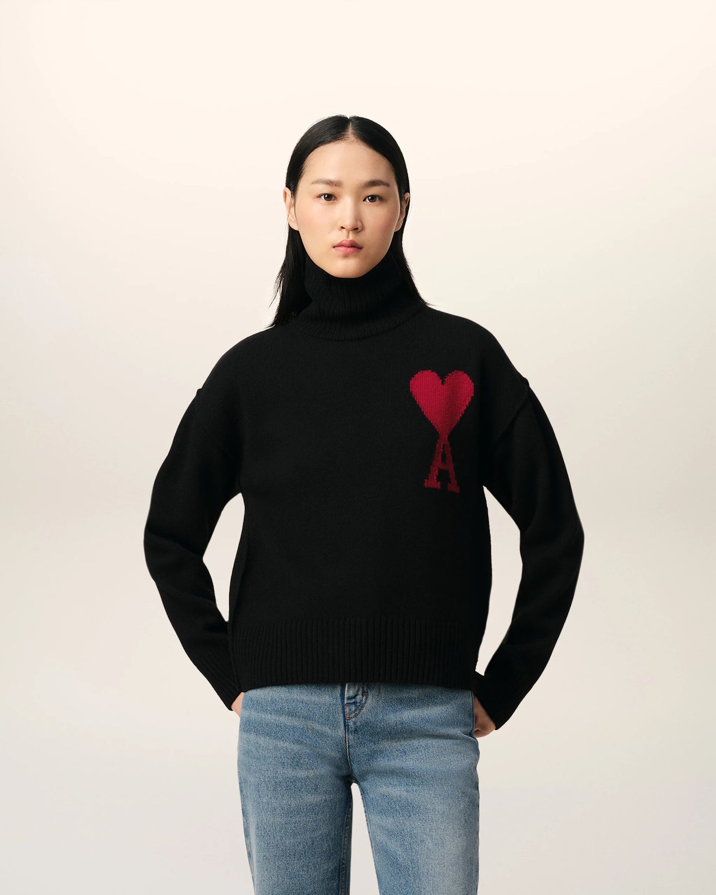 Ami De Coeur Funnel Neck Sweater - More Colors Available