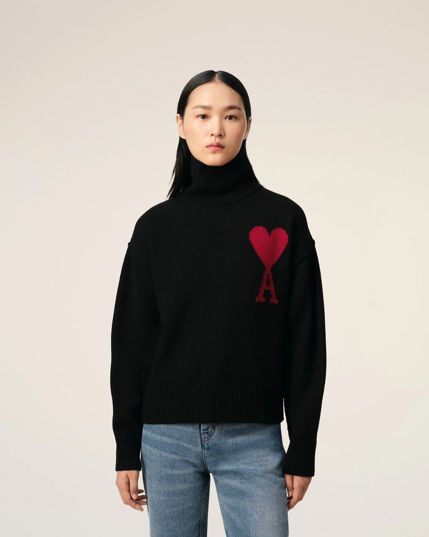 Ami De Coeur Funnel Neck Sweater - More Colors Available