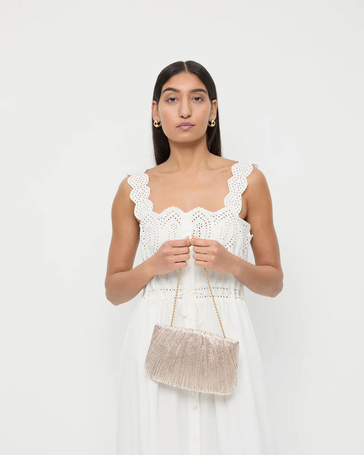 Brit Flat Pleated Clutch - More Colors Available