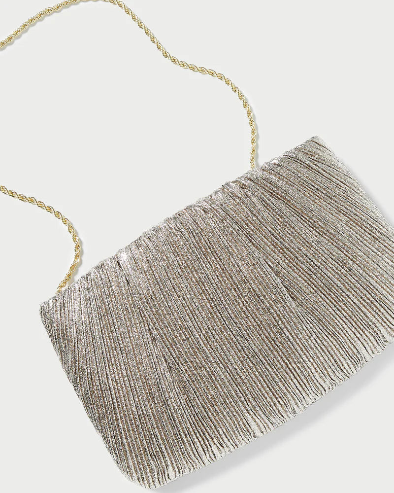 Brit Flat Pleated Clutch - More Colors Available