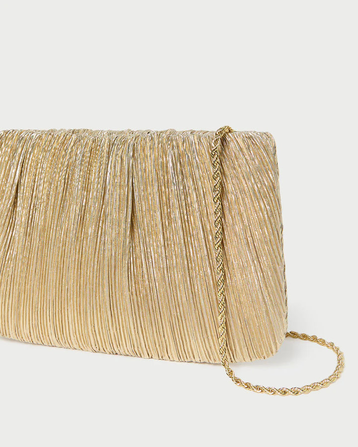 Brit Flat Pleated Clutch - More Colors Available