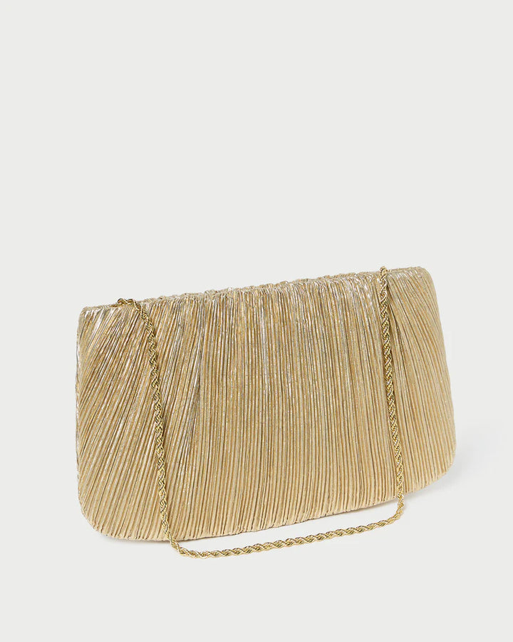 Brit Flat Pleated Clutch - More Colors Available