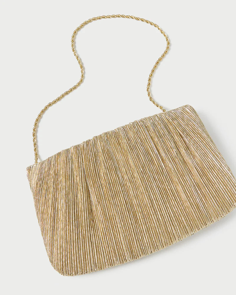 Brit Flat Pleated Clutch - More Colors Available