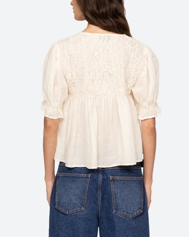SEA - Imogen Solid Top - Cream