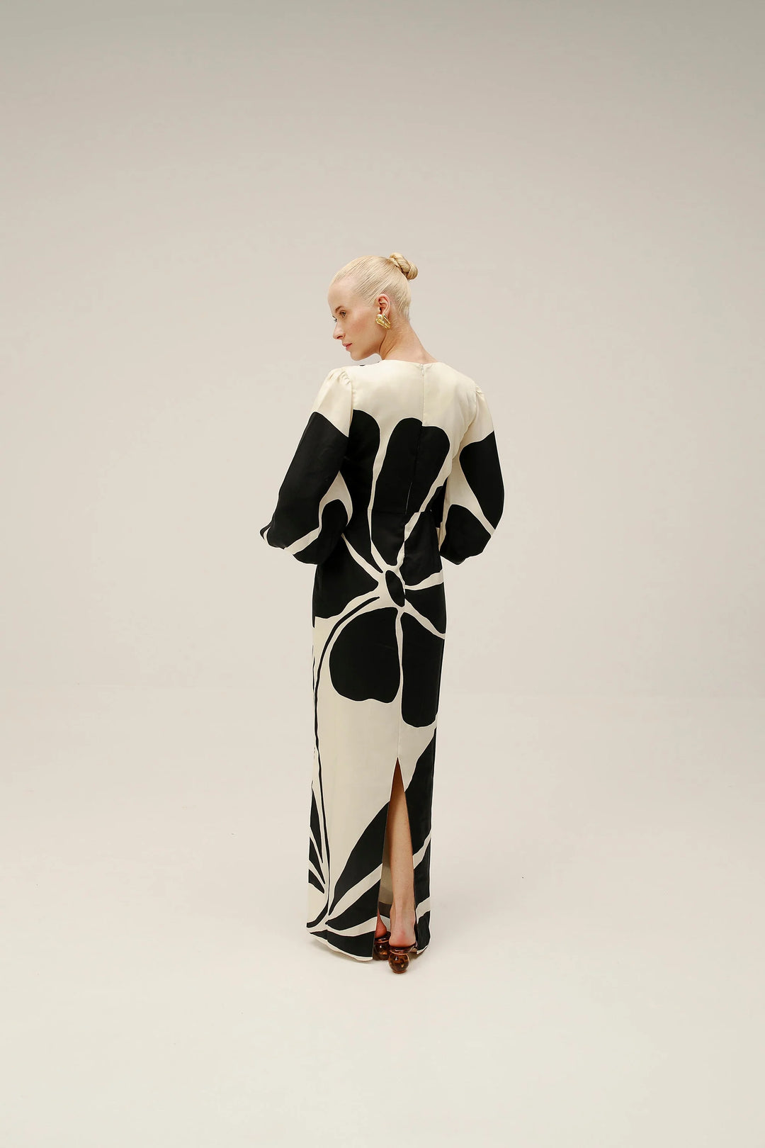 RAFAELLA DRESS - Black/White