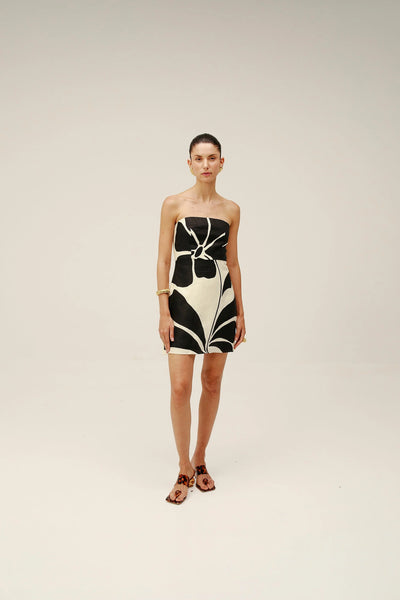 ROMA DRESS - Black/White