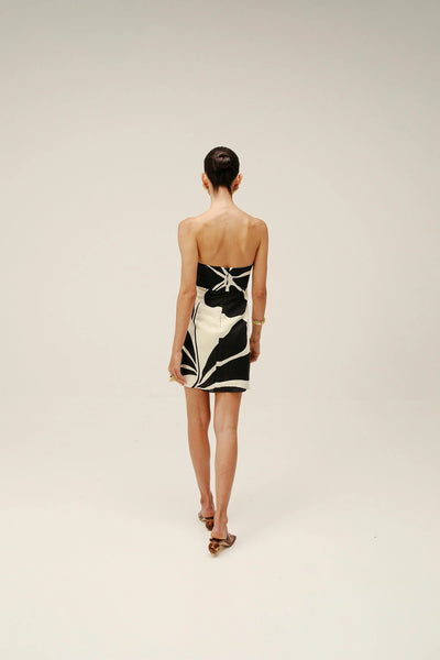 ROMA DRESS - Black/White