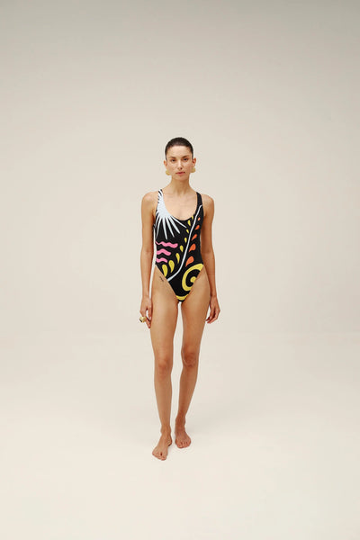MACA ONE PIECE - Black Multi