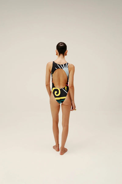 MACA ONE PIECE - Black Multi