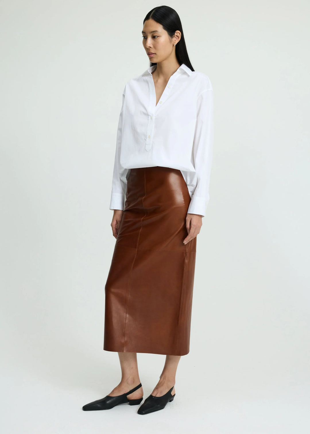 Calvin Skirt - Cognac