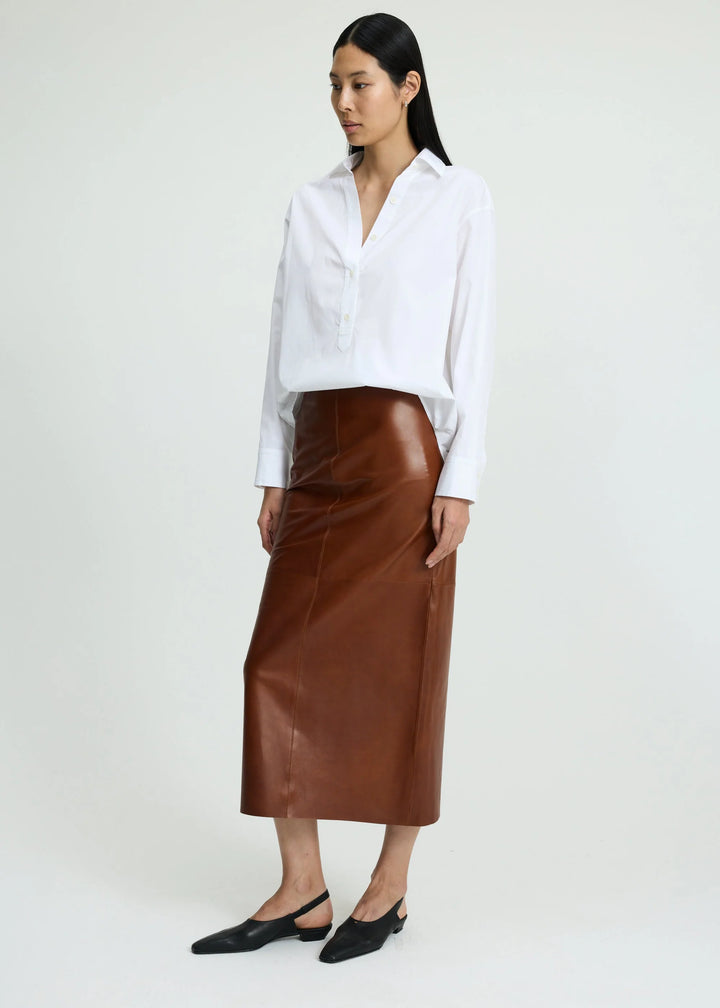 Calvin Skirt - Cognac
