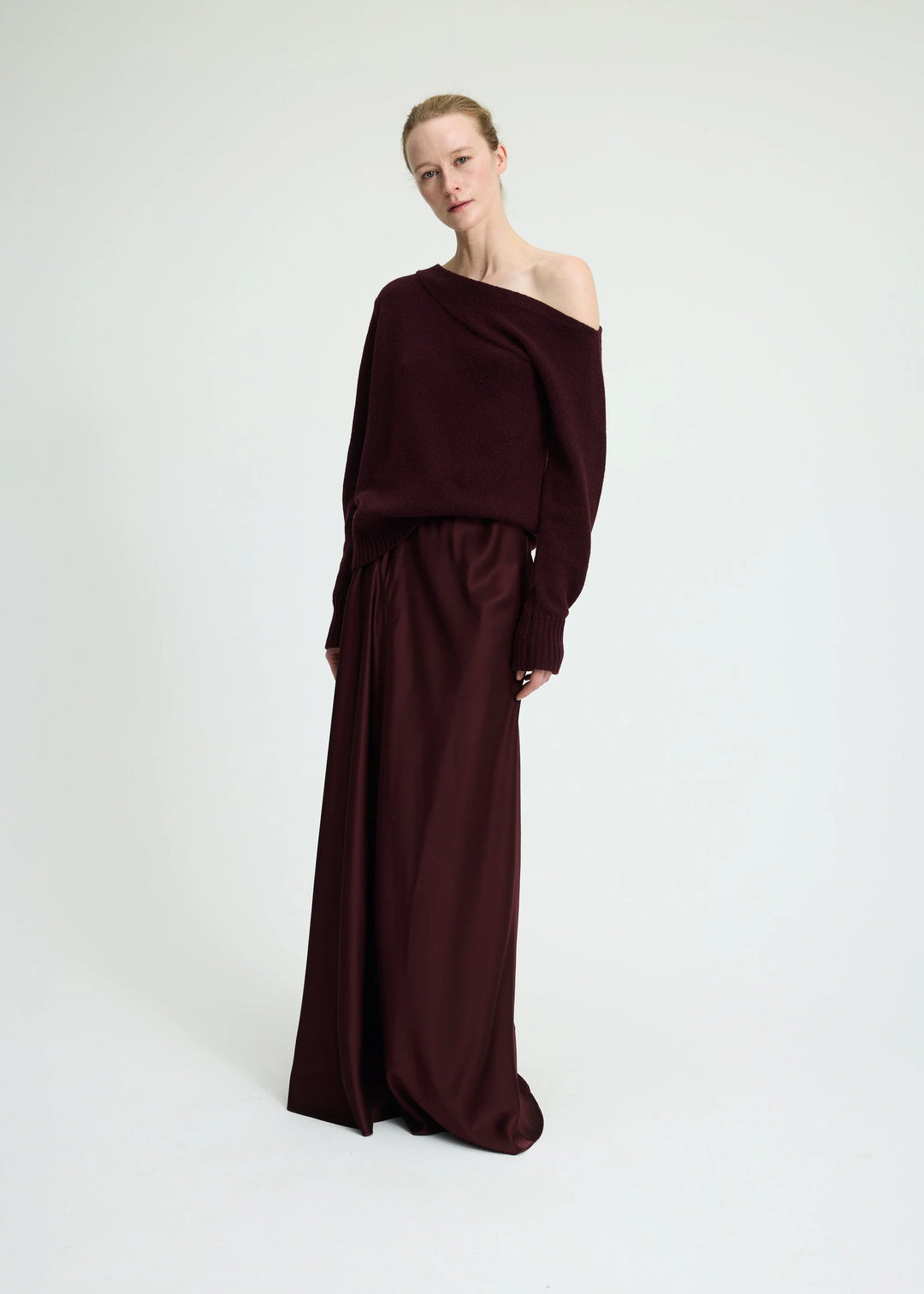 Camille Sweater - Garnet