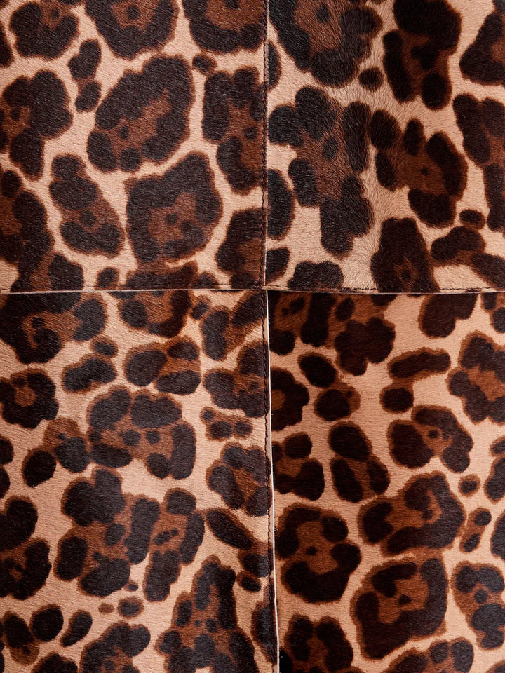 Caro Coat - Leopard Calf Hair