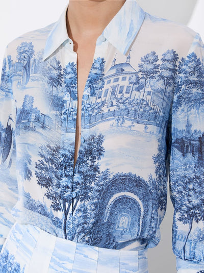 WILLA SILK BLOUSE - Chateau