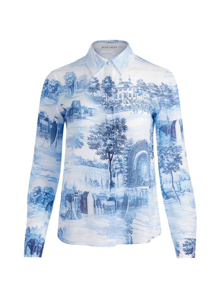WILLA SILK BLOUSE - Chateau