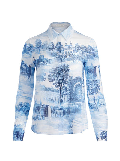 WILLA SILK BLOUSE - Chateau