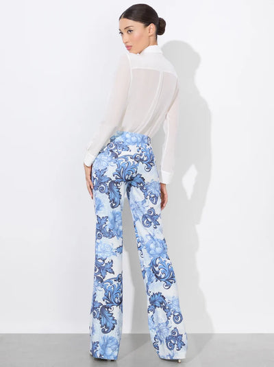 TEENY BOOTCUT PANT - Scroll Symphony