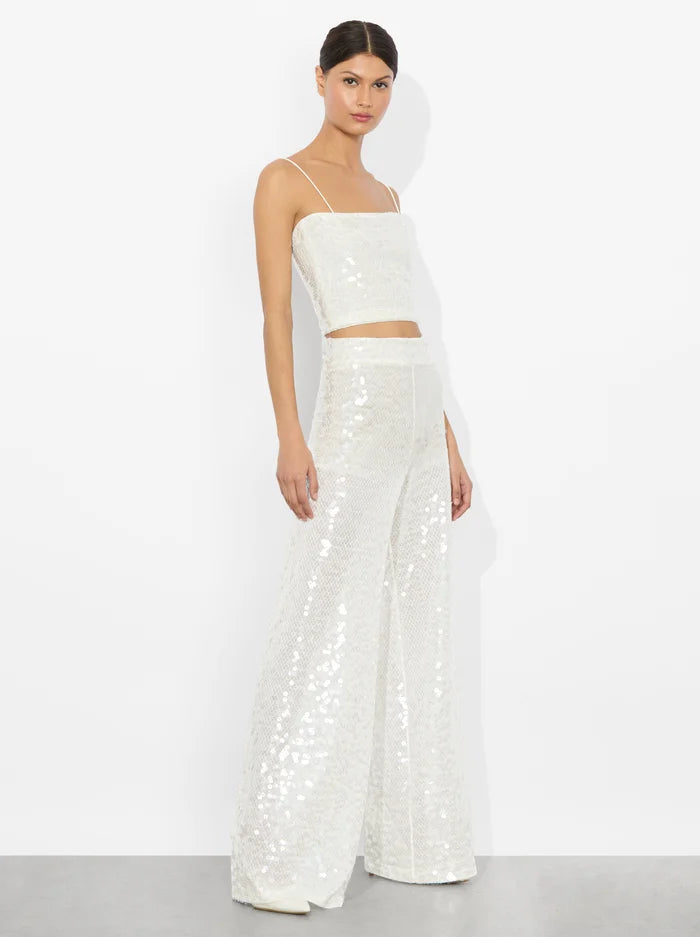 CERESI EMBELLISHED TOP - Off White