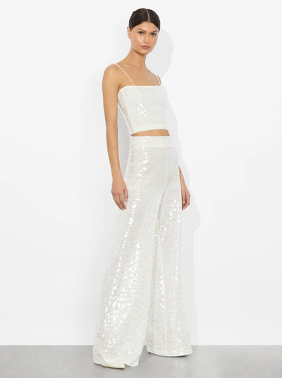 CERESI EMBELLISHED TOP - Off White