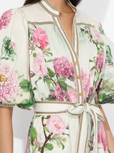 CORA SHIRT DRESS - Rose Whisper