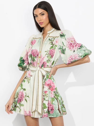 CORA SHIRT DRESS - Rose Whisper