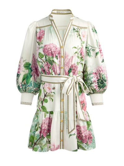 CORA SHIRT DRESS - Rose Whisper