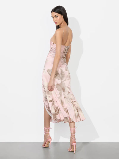 JULIETTA MIDI SLIP DRESS - Meadow Large