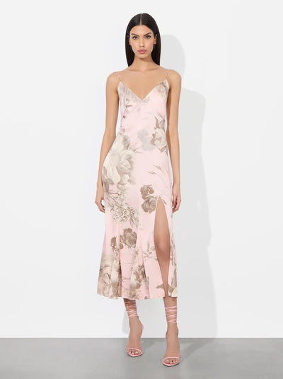 JULIETTA MIDI SLIP DRESS - Meadow Large