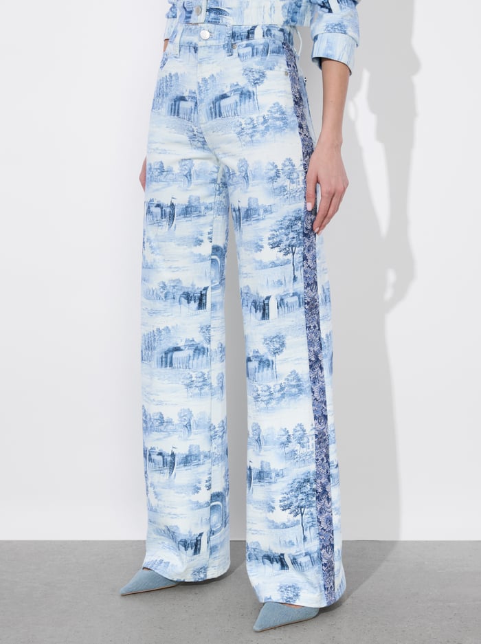 WEEZY PRINTED JEAN - Cheateau