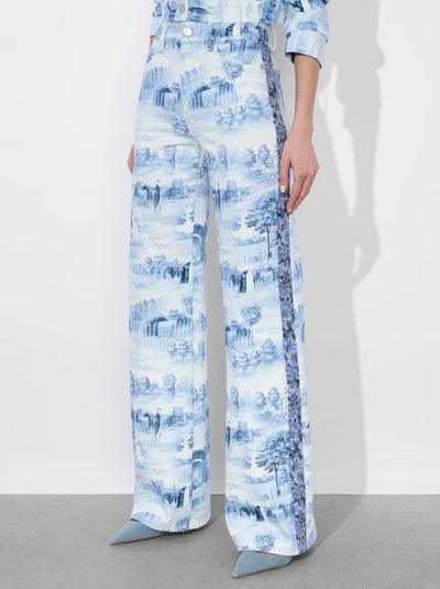 WEEZY PRINTED JEAN - Cheateau