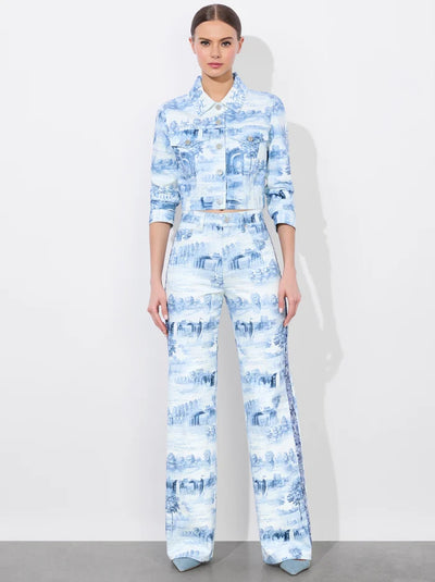 WEEZY PRINTED JEAN - Cheateau